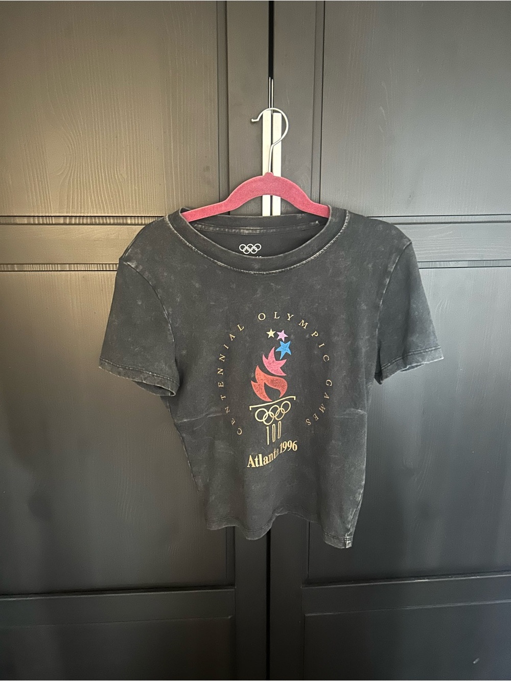 Hollister Black Short Sleeve Atlanta 1996 Graphic Tee